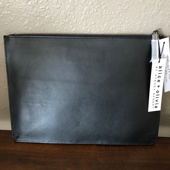 ❌HOLD❌alice + olivia Suede & Leather Striped - Picture 3 of 7